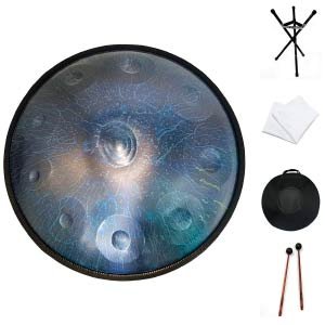 Handpan drum instrument, AS TEMAN 10 notas